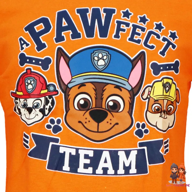 Paw Patrol Chase Marshall Kinder langarm Shirt - WS-Trend.de Jungen 98 -128 Baumwolle Rubble
