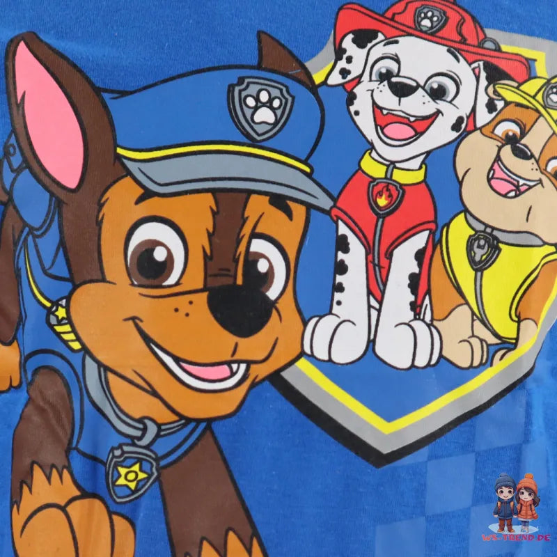 Paw Patrol Chase Marshall Rubble Kinder langarm Shirt - WS-Trend.de Jungen Langarmshirt 98-128 Baumwolle