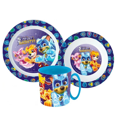 Paw Patrol Kinder Geschirr-Set 3 teilig Becher Teller Schüssel - WS-Trend.de