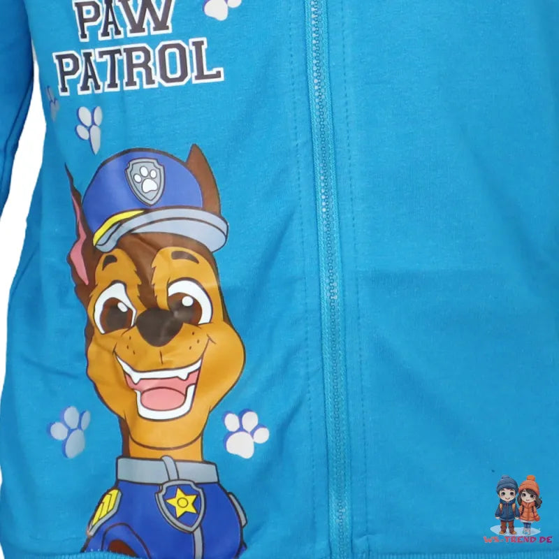 Paw Patrol Kinder Jungen Kapuzen Pullover Hoodie Jacke Chase - WS-Trend.de