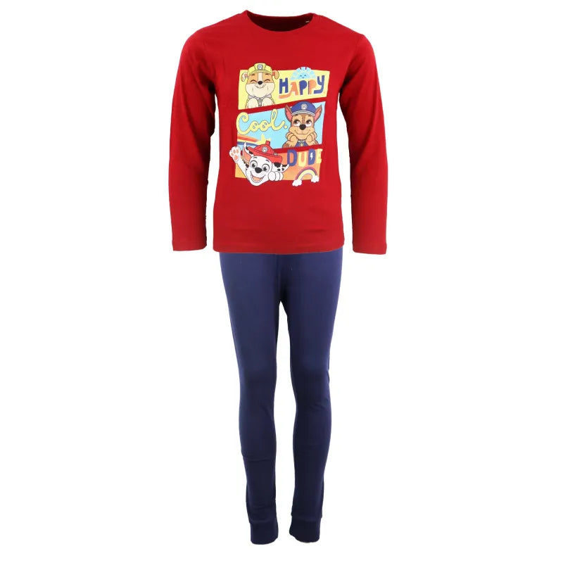 Paw Patrol Jungen Kinder Schlafanzug Pyjama - WS-Trend.de Nachtwäsche 98 - 128 Baumwolle