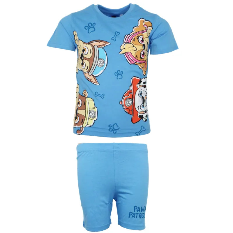Paw Patrol Kinder Jungen kurzarm Schlafanzug Pyjama Shirt Shorts - WS-Trend.de Gr. 98-128