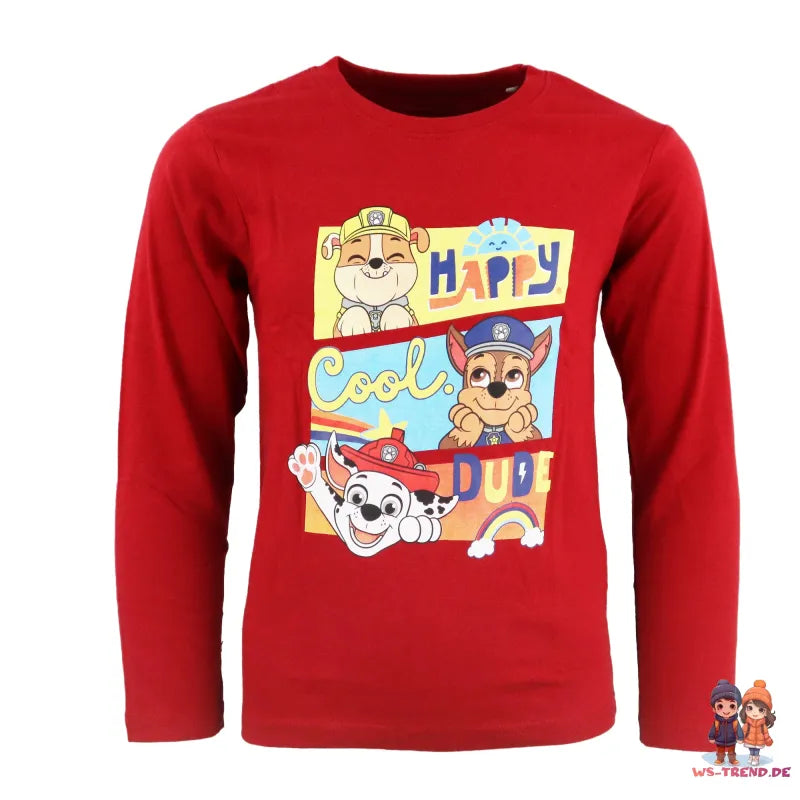 Paw Patrol Jungen Kinder Schlafanzug Pyjama - WS-Trend.de Nachtwäsche 98 - 128 Baumwolle