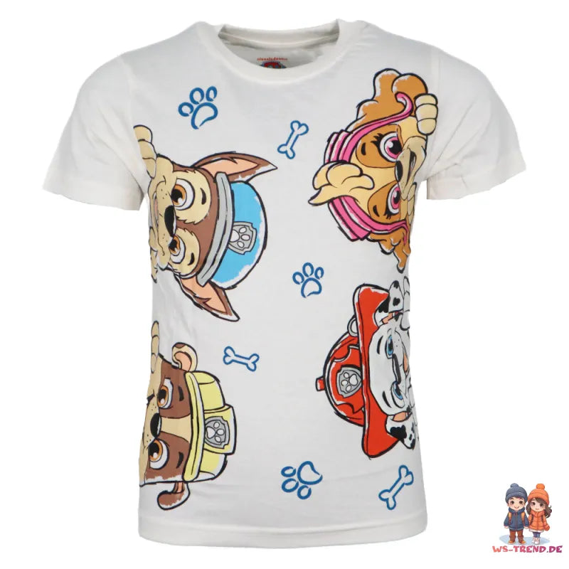 Paw Patrol Kinder Jungen kurzarm Schlafanzug Pyjama Shirt Shorts - WS-Trend.de Gr. 98-128