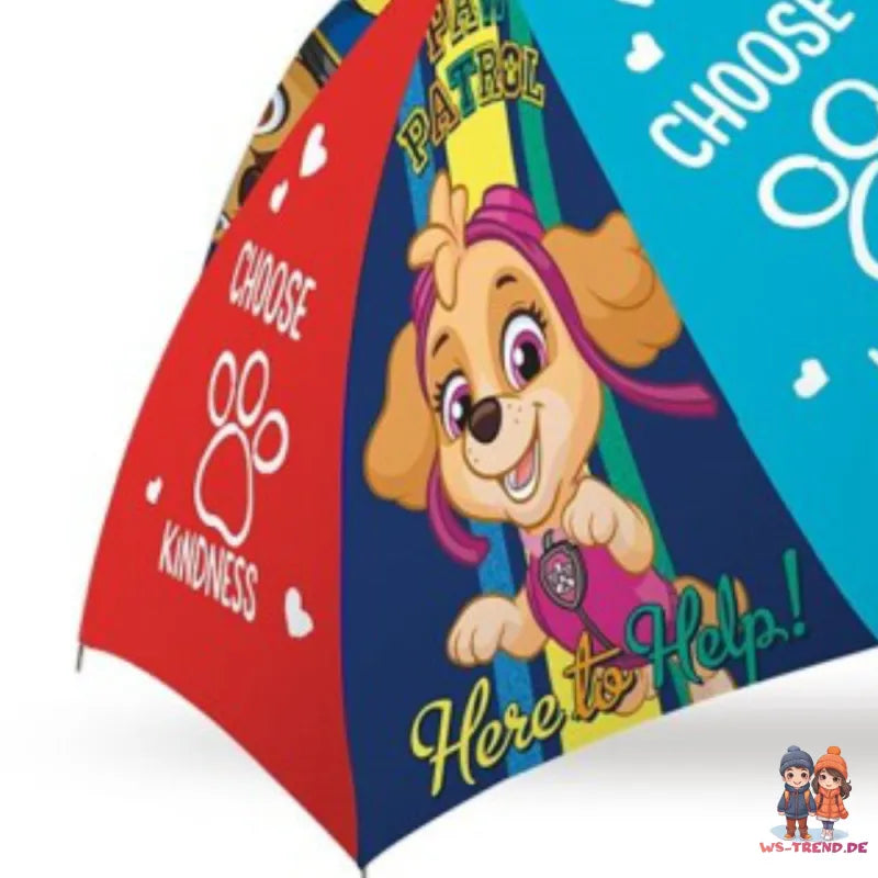 Paw Patrol Kinder Regenschirm Stabregenschirm Schirm D 80 cm - WS-Trend.de
