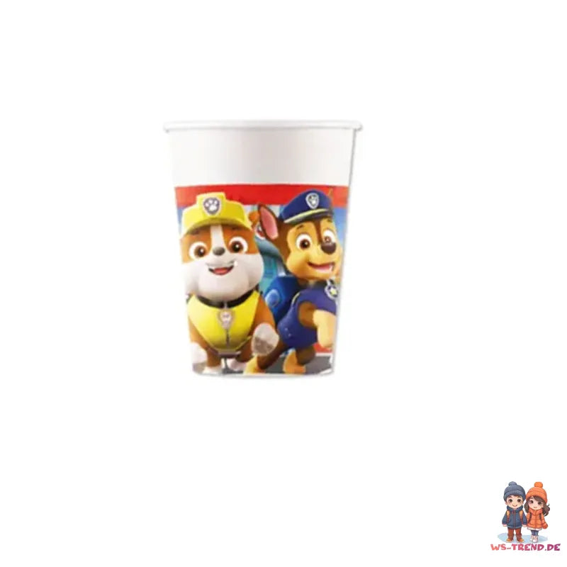 Paw Patrol Partyset Deko Set 36tlg. - WS-Trend.de Chase Geburtstag 36tlg.Geschirr Kindergeburtstag