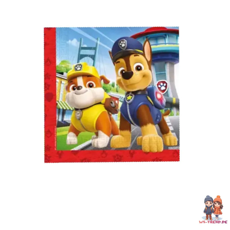 Paw Patrol Partyset Deko Set 36tlg. - WS-Trend.de Chase Geburtstag 36tlg.Geschirr Kindergeburtstag