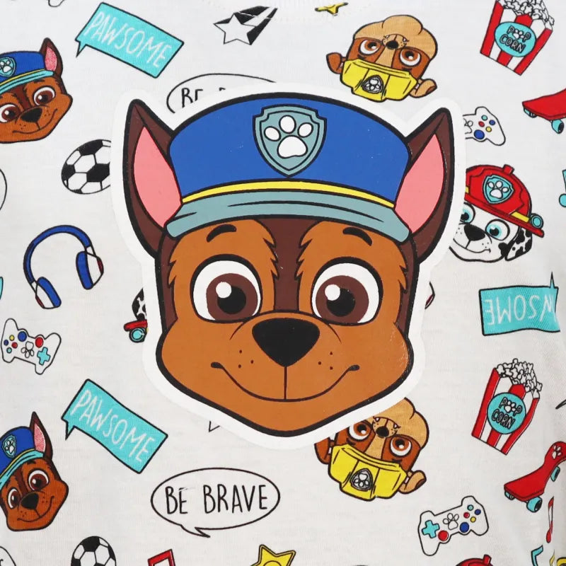 Paw Patrol Chase Kinder Jungen kurzarm T-Shirt Shirt - WS-Trend.de 98 -128 Baumwolle