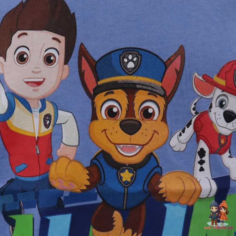 Paw Patrol Ryder Chase Marshall Kinder T-Shirt - WS-Trend.de kurzarm 98 -128 Jungen Baumwolle