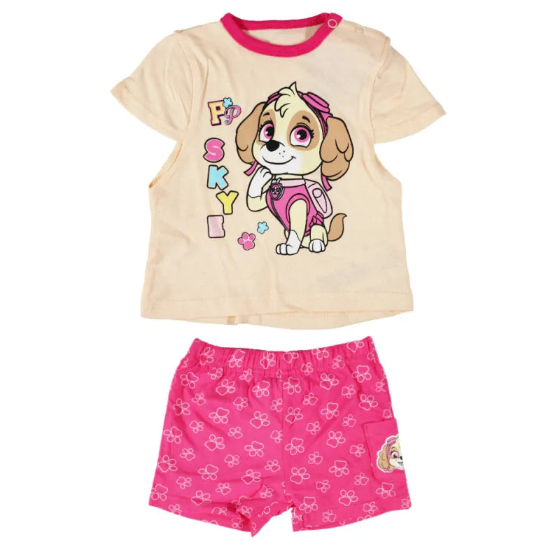 Paw Patrol Skye Mädchen Baby Kurzarm Shirt plus Shorts - WS-Trend.de Gr. 62 bis 86 Baumwolle