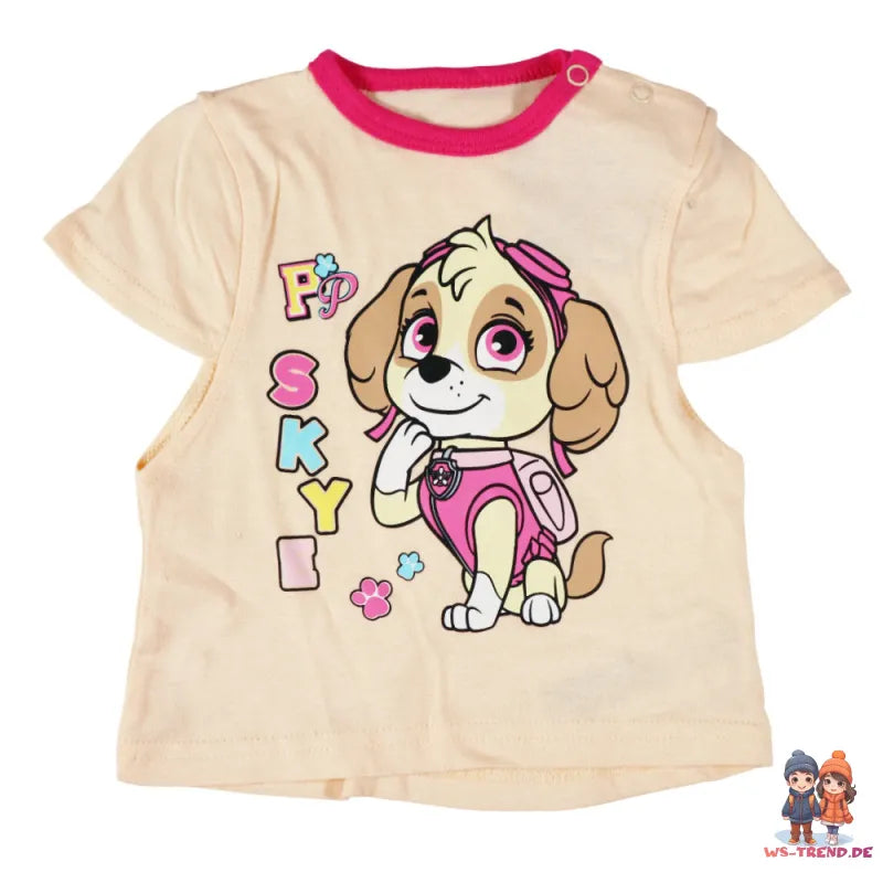 Paw Patrol Skye Mädchen Baby Kurzarm Shirt plus Shorts - WS-Trend.de Gr. 62 bis 86 Baumwolle