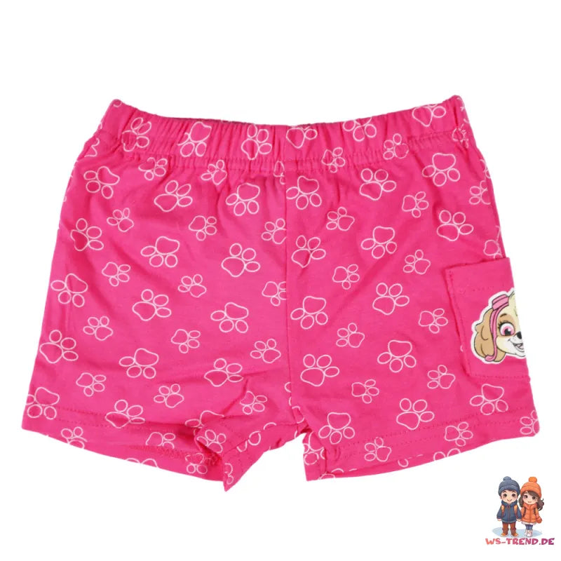 Paw Patrol Skye Mädchen Baby Kurzarm Shirt plus Shorts - WS-Trend.de Gr. 62 bis 86 Baumwolle