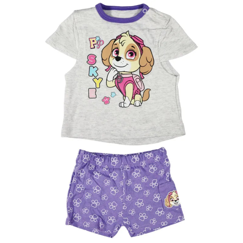 Paw Patrol Skye Mädchen Baby Kurzarm Shirt plus Shorts - WS-Trend.de Gr. 62 bis 86 Baumwolle