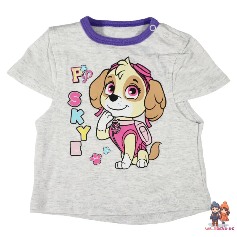 Paw Patrol Skye Mädchen Baby Kurzarm Shirt plus Shorts - WS-Trend.de Gr. 62 bis 86 Baumwolle