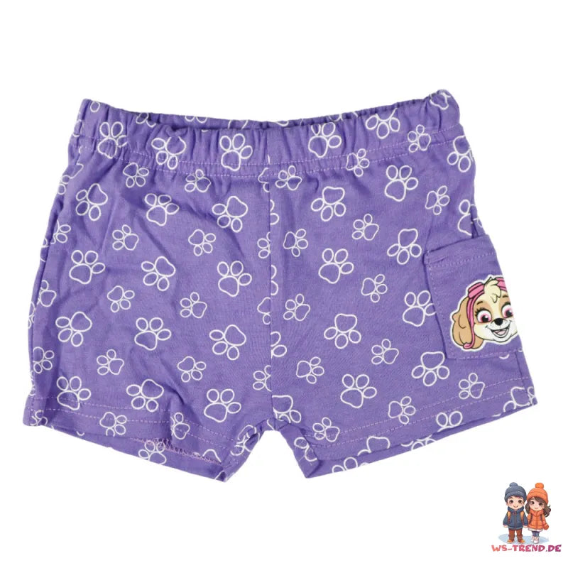 Paw Patrol Skye Mädchen Baby Kurzarm Shirt plus Shorts - WS-Trend.de Gr. 62 bis 86 Baumwolle