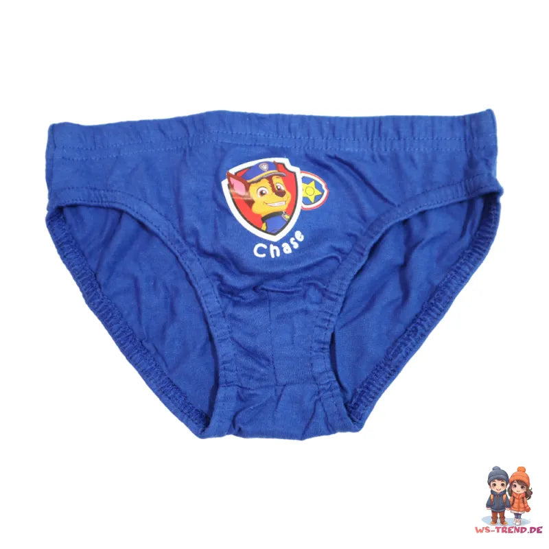 Paw Patrol Chase Rubble 3er Pack Slips Kinder Jungen Unterwäsche Baumwolle - WS-Trend.de