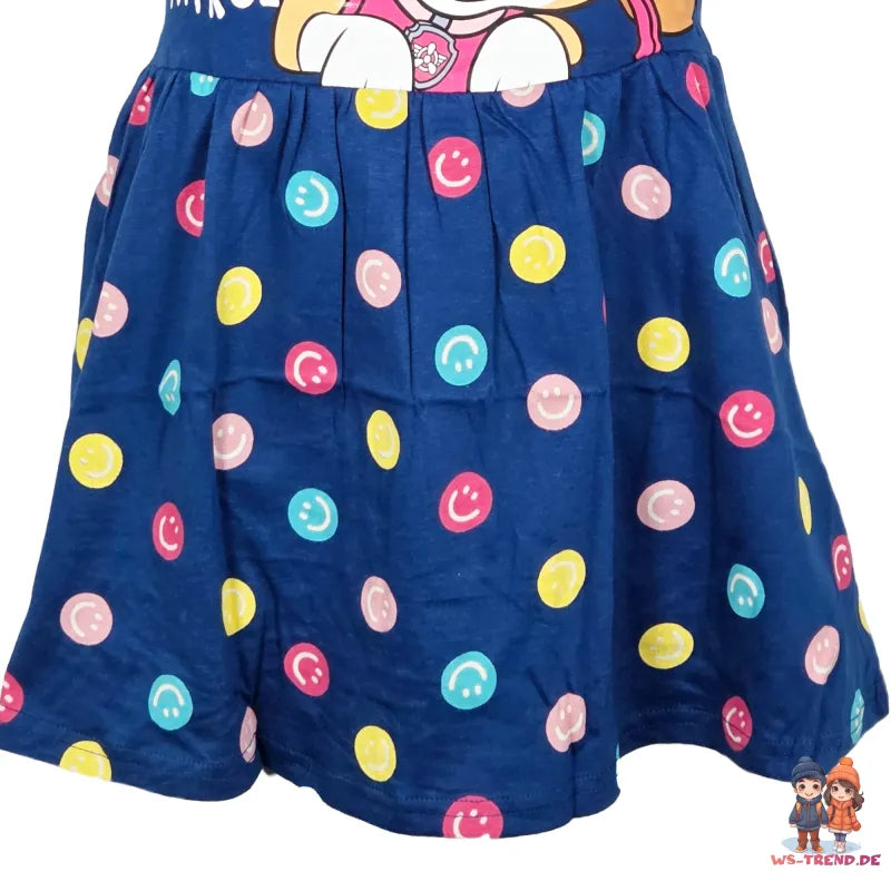 Paw Patrol Skye Kinder Mädchen kurzarm Kleid Sommerkleid WS Trend.de 92 128 Baumwolle