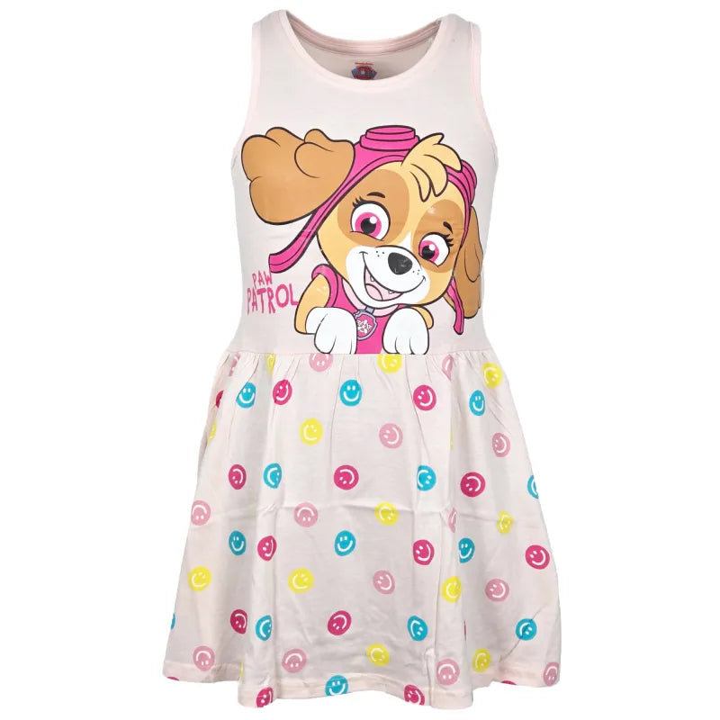 Paw Patrol Skye Kinder Mädchen kurzarm Kleid Sommerkleid WS Trend.de 92 128 Baumwolle