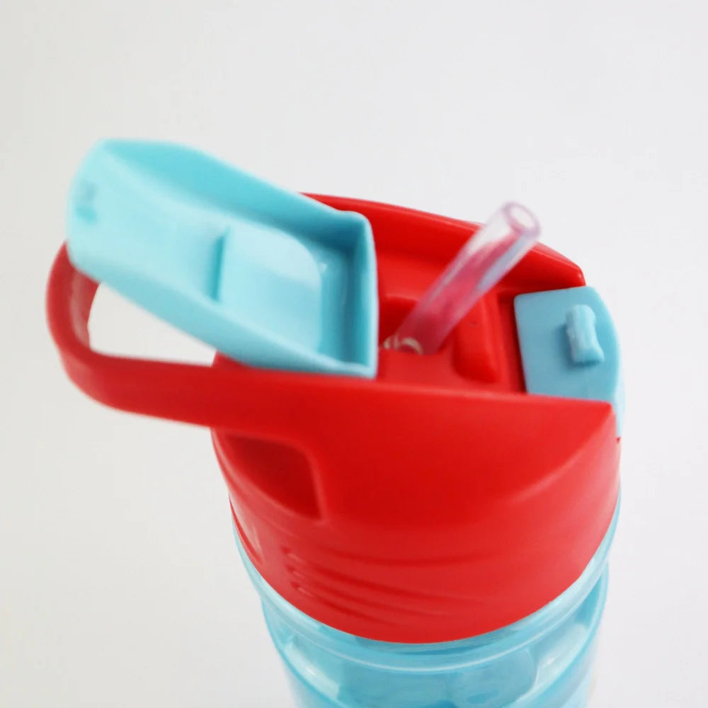 Paw Patrol Wasserflasche Trinkflasche Flasche 500 ml Trinkhalm Griff - WS-Trend.de Chase Rubble Marshall