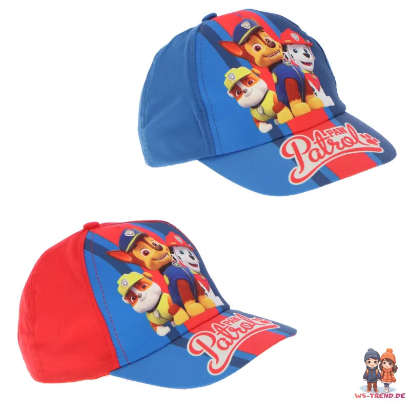 Paw Patrol Kinder Jungen Basecap Baseball Kappe Mütze - WS-Trend.de Gr. 51-53