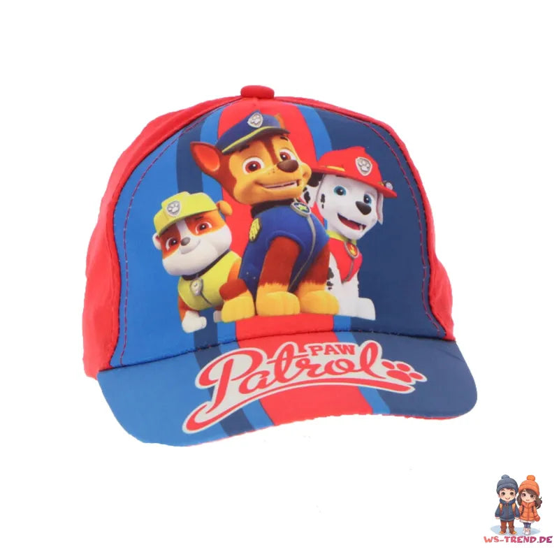 Paw Patrol Kinder Jungen Basecap Baseball Kappe Mütze - WS-Trend.de Gr. 51-53