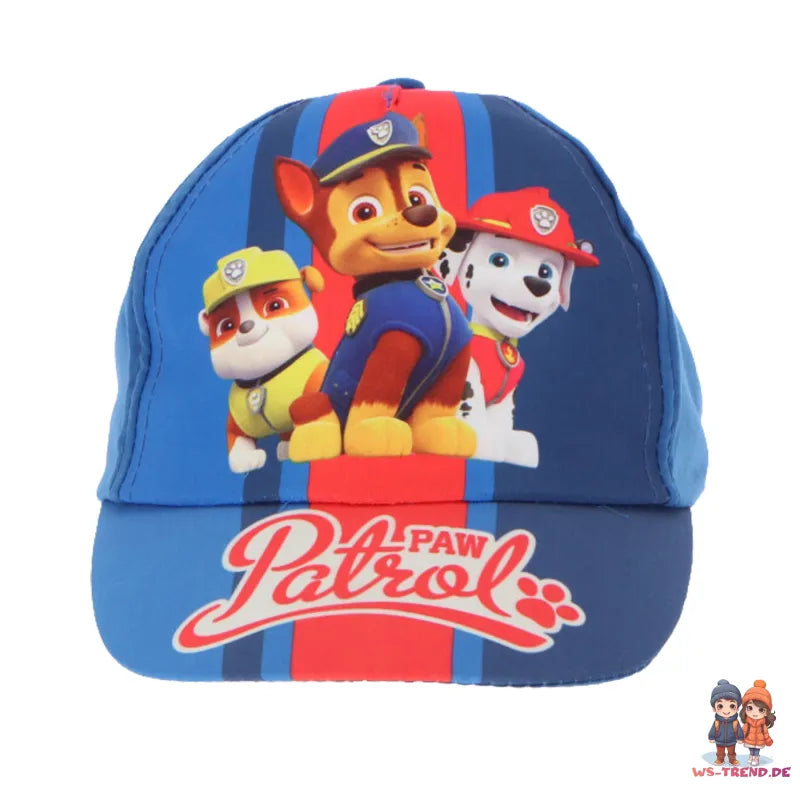 Paw Patrol Kinder Jungen Basecap Baseball Kappe Mütze - WS-Trend.de Gr. 51-53