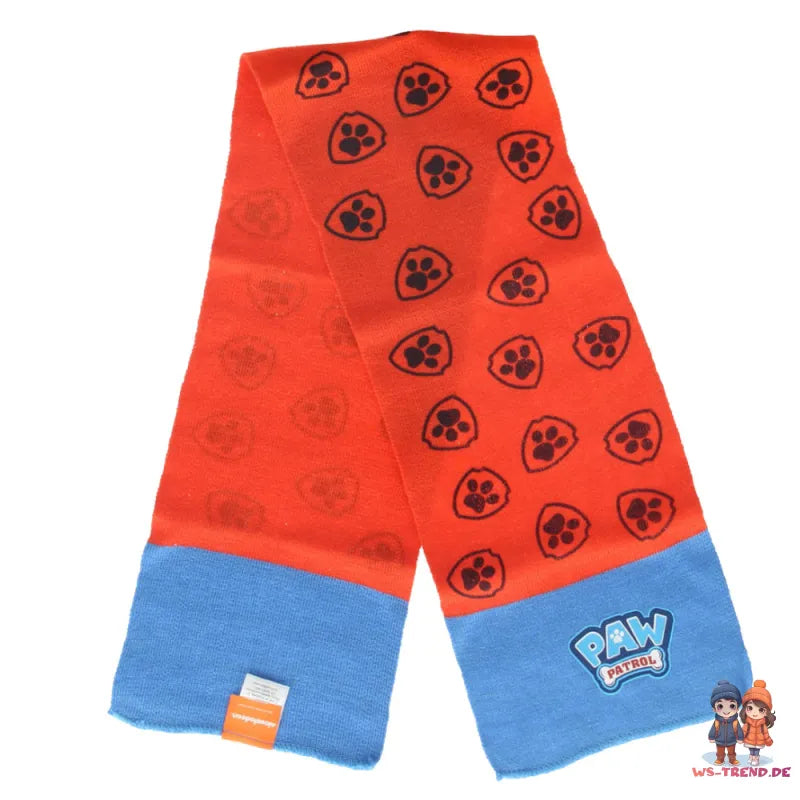 Paw Patrol Chase Marshall Kinder Herbst Winter Set Mütze plus Schal - WS-Trend.de 48