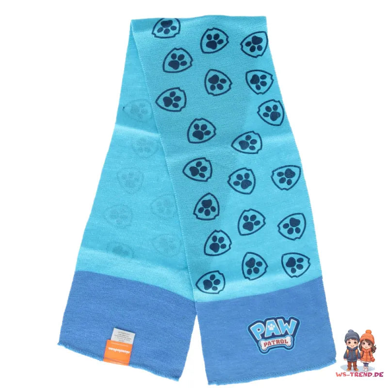 Paw Patrol Chase Marshall Kinder Herbst Winter Set Mütze plus Schal - WS-Trend.de 48