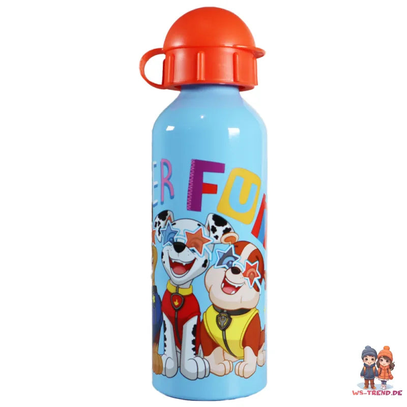 Paw Patrol Kinder Aluminium Wasserflasche Trinkflasche Flasche 520 ml - WS-Trend.de