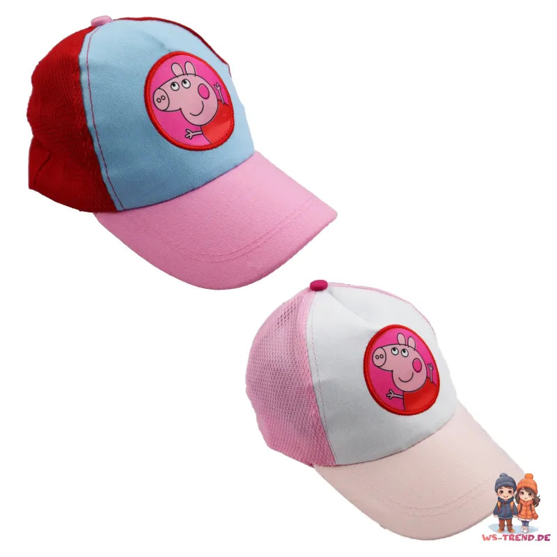 Peppa Wutz Kinder Baseball Kappe Basecap - WS-Trend.de Pig Mütze Baumwolle Hut Mädchen Cap