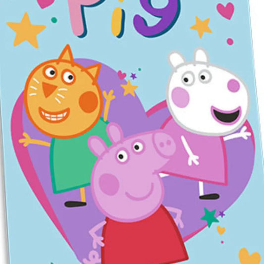 Peppa Wutz Pig George Kinder Mikrofaser Strandtuch Badetuch XL 70x140 WS Trend.de