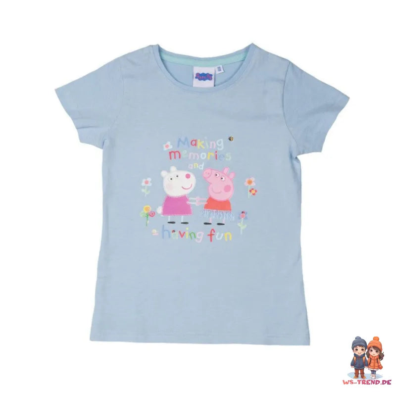 Peppa Pig Kinder Schlafanzug Pyjama - WS-Trend.de Wutz 92 -116 Nachtwäsche Shirt Shots