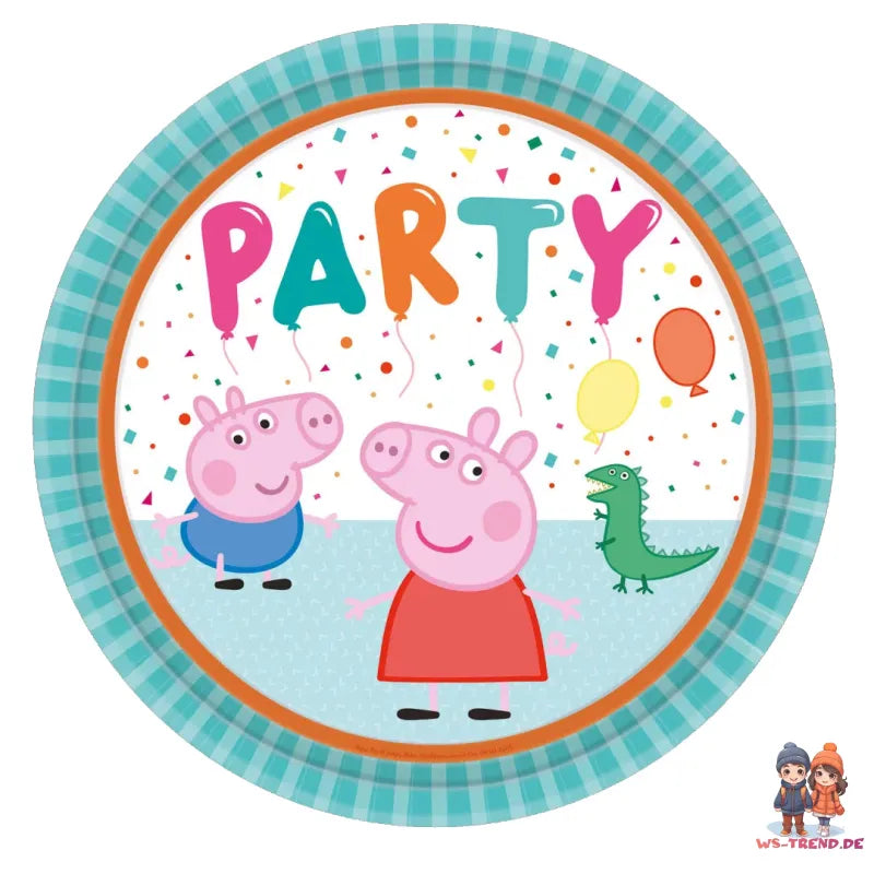 Peppa Wutz Partyset Deko Set 36tlg. - WS-Trend.de Pig Geburtstag 36tlg.Geschirr