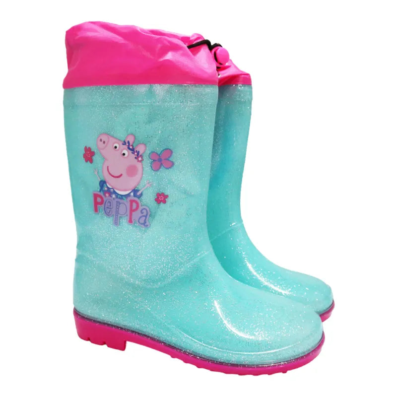 Peppa Wutz Kinder Mädchen Gummistiefel Regenstiefel - WS-Trend.de Pig Stiefel mit Glitzer 23 bis 32