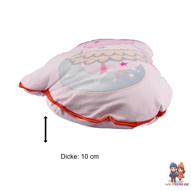Peppa Wutz Dekokissen Formkissen - WS-Trend.de Einhorn mini Kissen 3D Cushion
