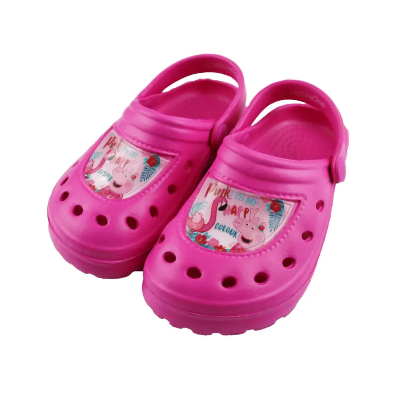 Peppa Wutz - Kinder Clogs Badeschuhe - WS-Trend.de Pig Sandalen Latschen 22-33 rosa