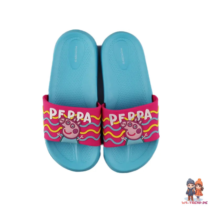 Peppa Wutz - Kinder Sandalen Badeschuhe 3D Optik - WS-Trend.de Pig - Latschen Hausschuhe 25-32