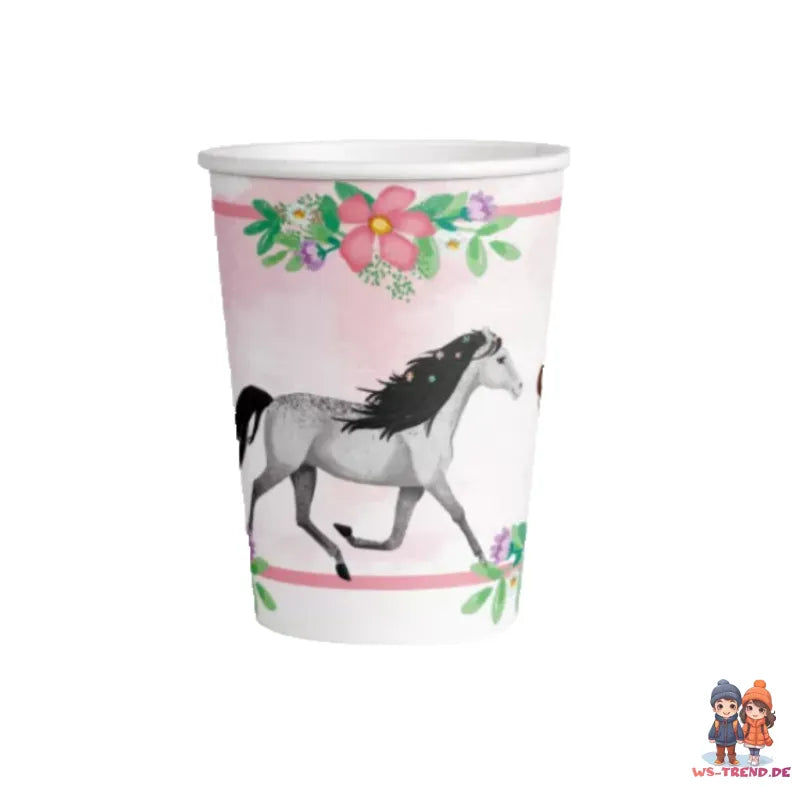 Pferde Pony Geburtstag Deko Set 36tlg.Partyset - WS-Trend.de Kinder Kindergeburtstag