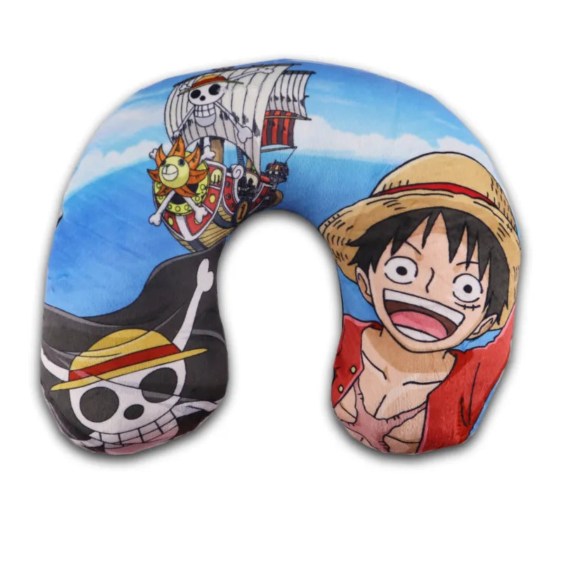 One Piece Monkey D Luffy Reisekissen Nackenkissen - WS-Trend.de Kinder Jugend für Auto Flugzeug