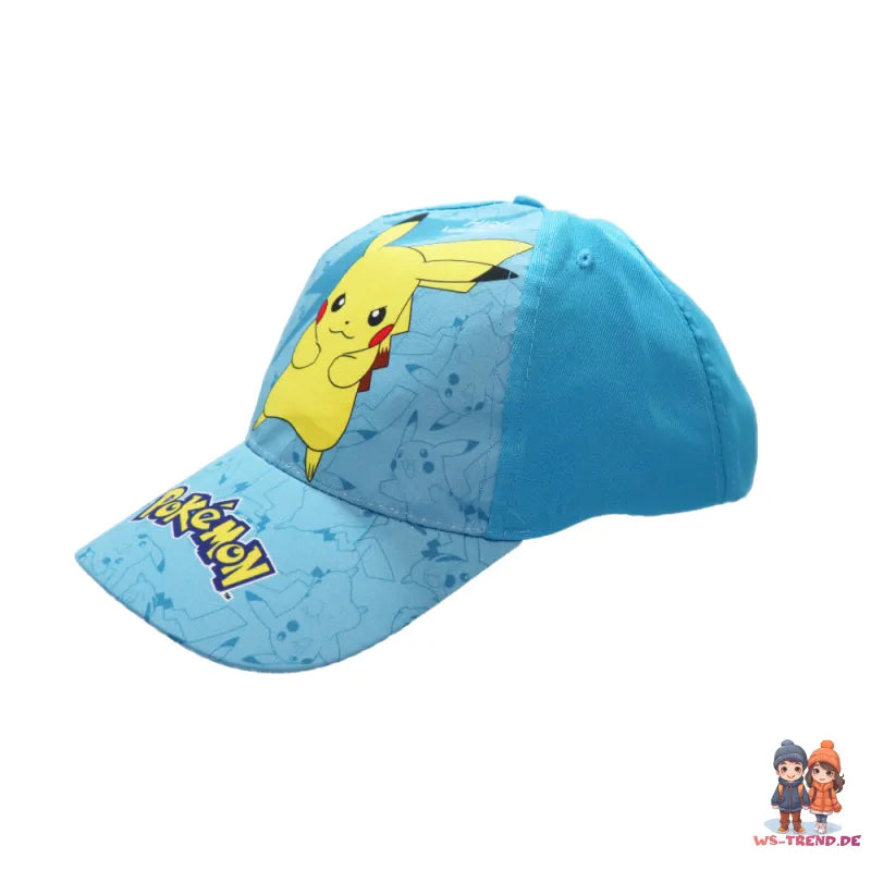 Anime Pokemon Pikachu Basecap Baseball Kappe Mütze - WS-Trend.de Gr. 54-56