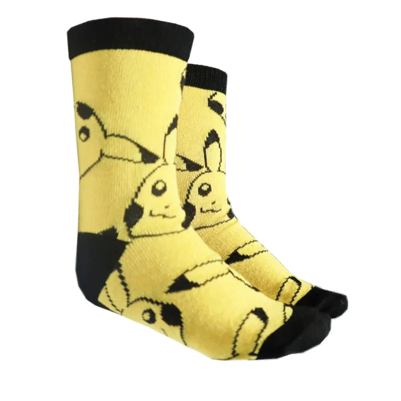 Pokemon Pikachu Kinder Jungen lange Socken 3er Pack Gr. 23 bis 34 - WS-Trend.de