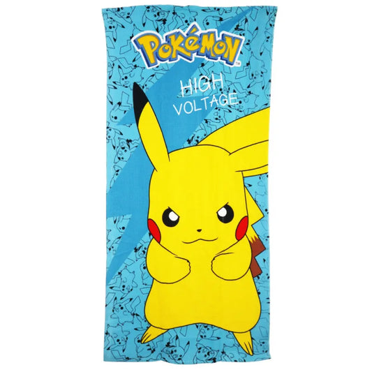 Pokemon Pikachu Mikrofaser Badetuch Strandtuch Duschtuch XL 70x140 cm - WS-Trend.de