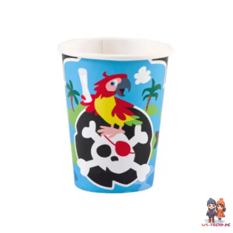 Kleine Piraten Geburtstag Deko Set 36tlg.Partyset - WS-Trend.de Kinder Kindergeburtstag