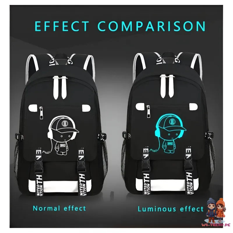 Cool Boy Music Jungen Rucksack Backpack Tasche Schultasche 44 x 27 16 cm - WS-Trend.de