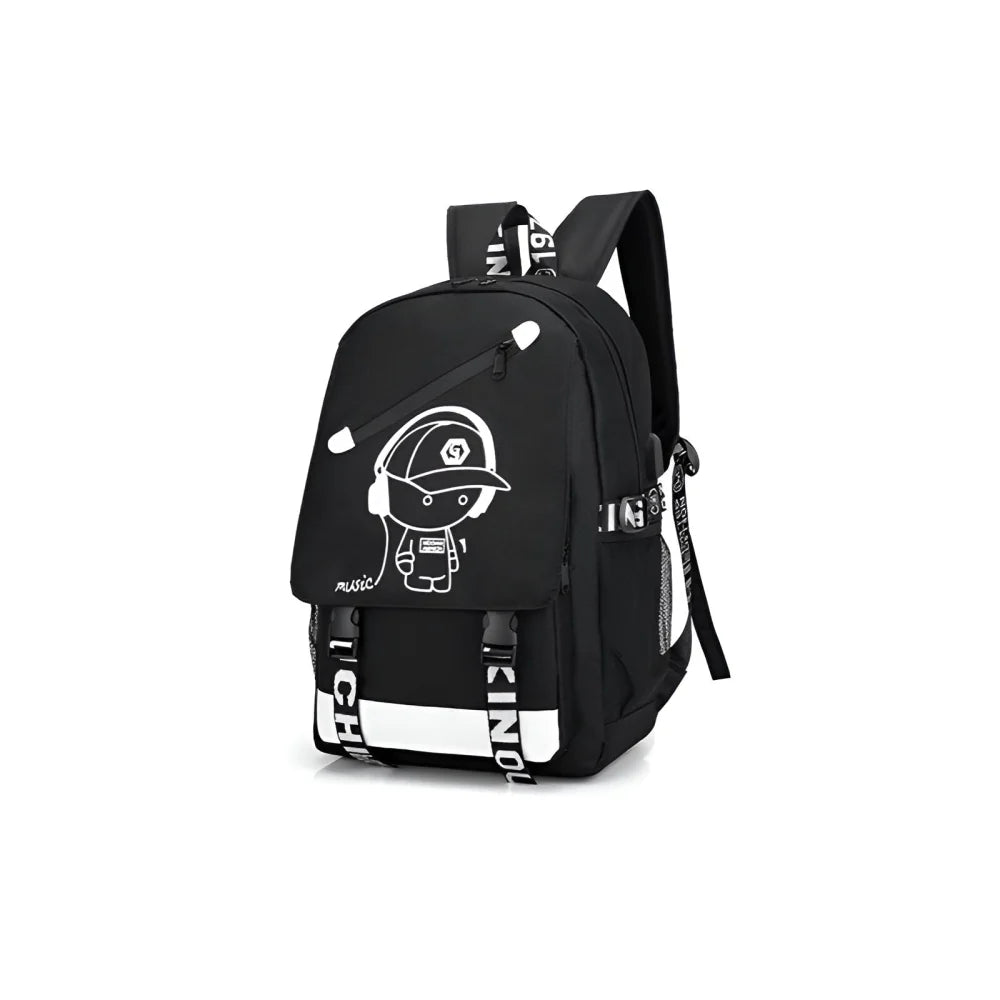 Cool Boy Music Jungen Rucksack Backpack Tasche Schultasche 44 x 27 16 cm - WS-Trend.de