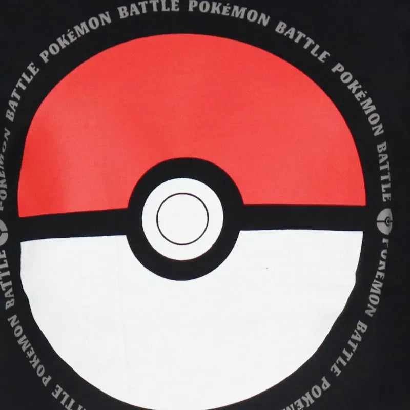 Pokemon Pokeball Jungen langarm T-Shirt Langarmshirt - WS-Trend.de Gr. 140 bis 164 Schwarz