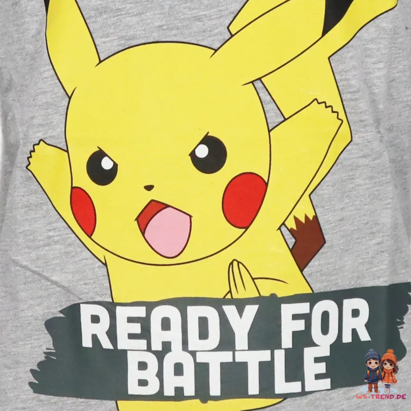 Pokemon Pikachu Jungen langarm T-Shirt Langarmshirt - WS-Trend.de Gr. 140 bis 164