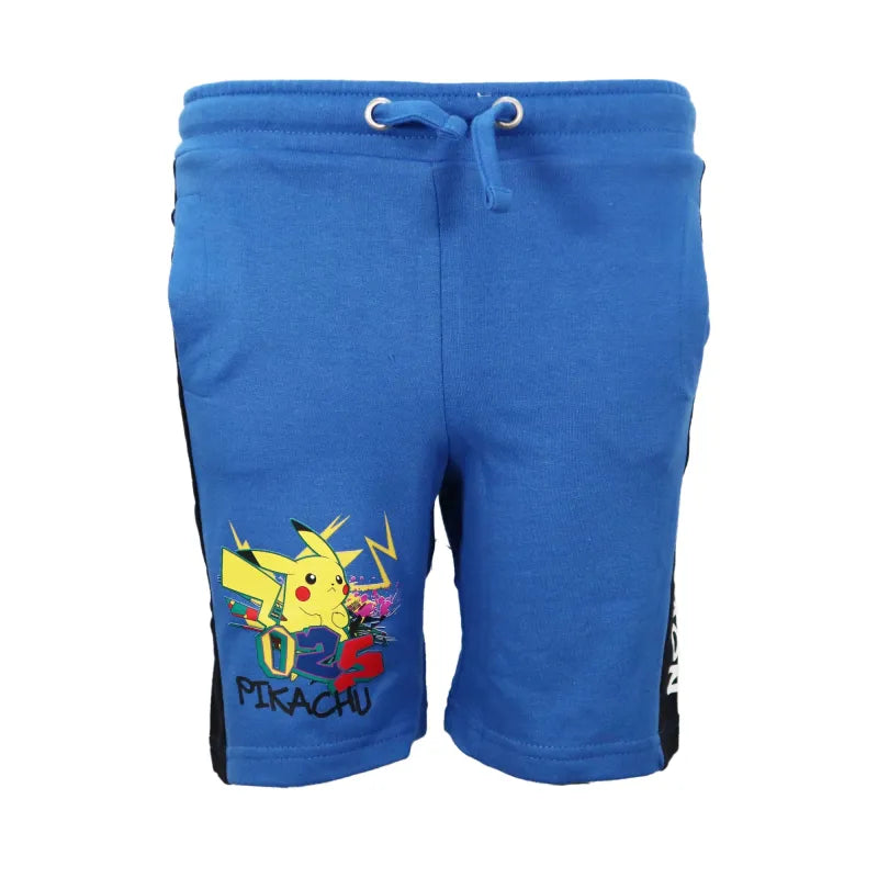Pokemon Pikachu Jungen Shorts Bermudas - WS-Trend.de Gr. 140 bis 176 Baumwolle
