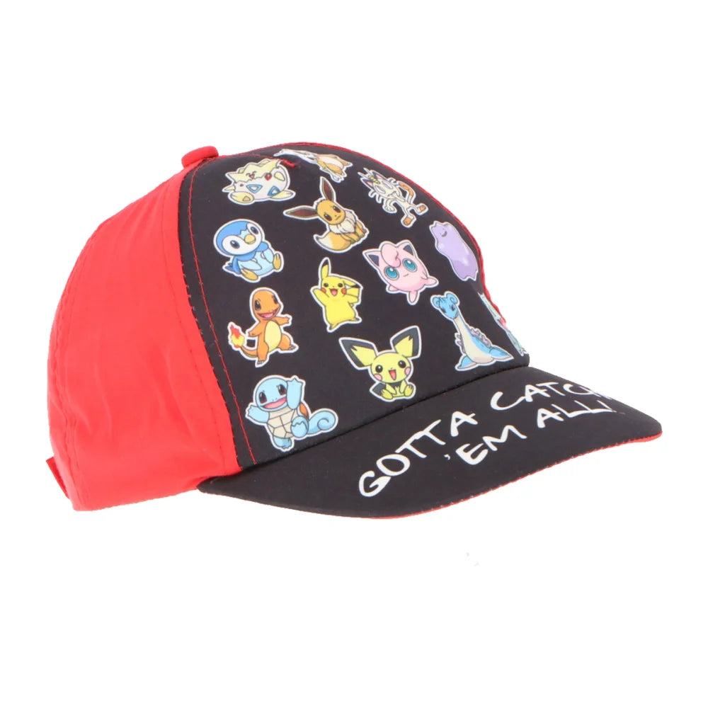 Pokemon Pikachu and Friends Jungen Kinder Basecap - WS-Trend.de Baseball Kappe Mütze Gr. 54 56