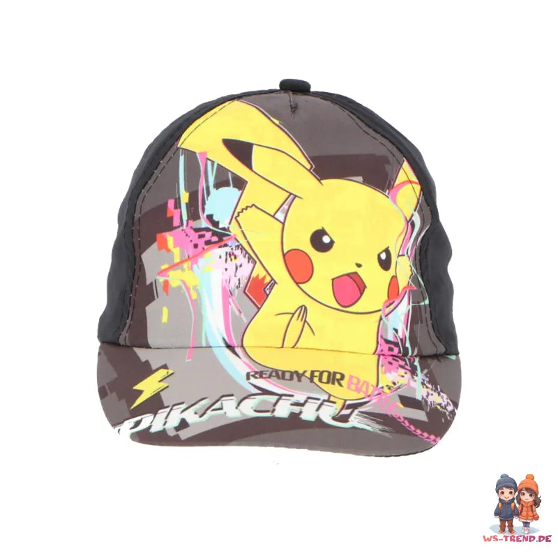 Pokemon Pikachu Jungen Kinder Basecap - WS-Trend.de Baseball Kappe Mütze Gr. 54 56